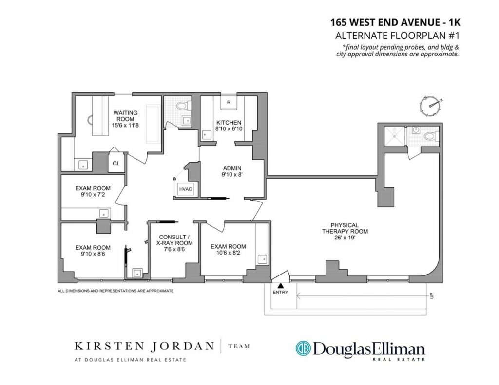 165 West End Avenue 1k Floor Plan B