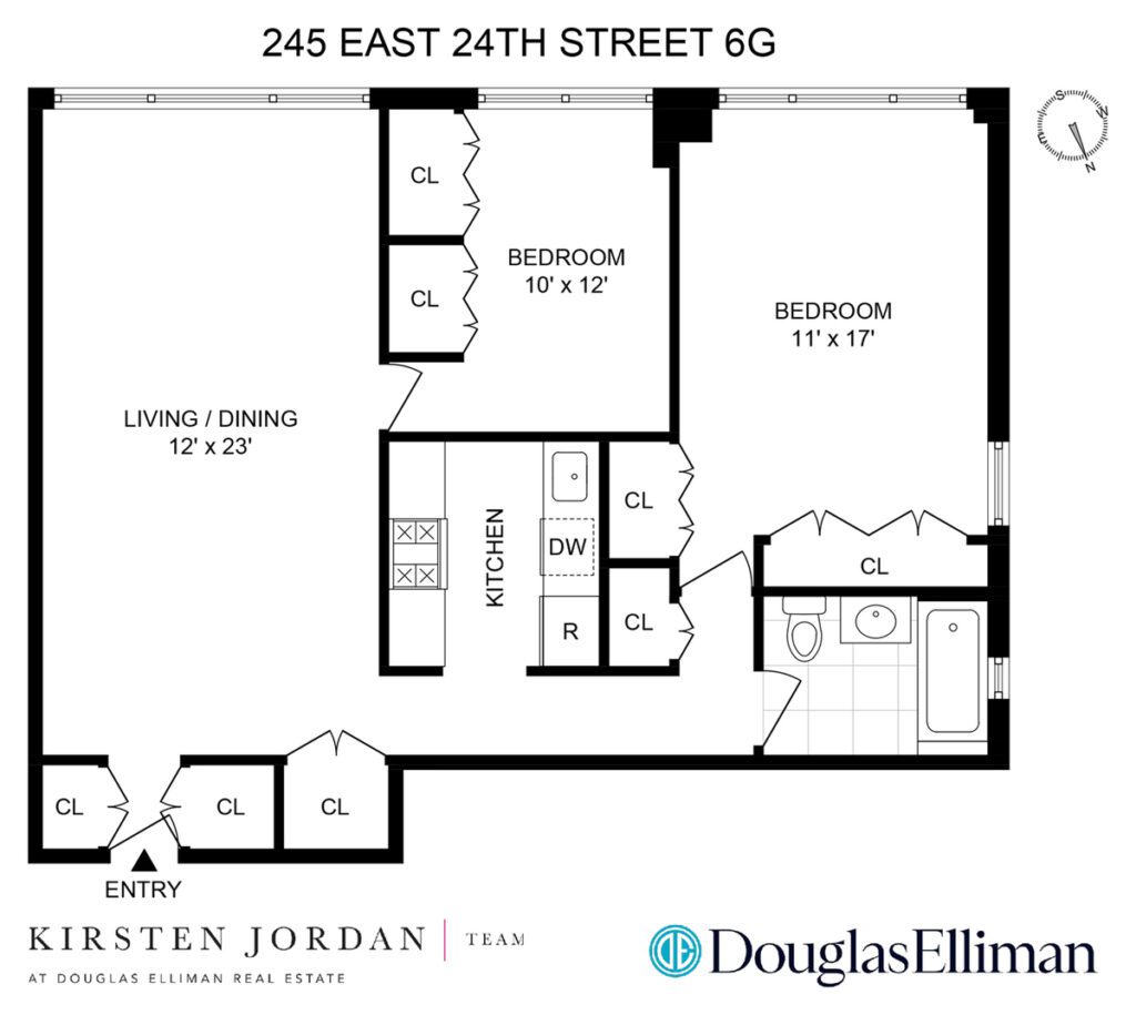 245 East 24th St 6g Floor Plan