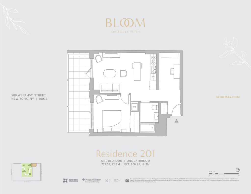 Bloom Floorplan Residence 201
