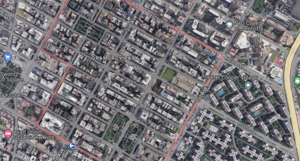 Gramercy Park Map